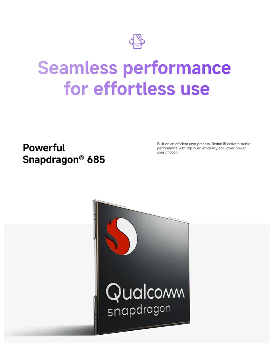 Phone Xiaomi Redmi 15 Global Version Android Snapdragon 685 128GB / 256GB ROM 6.9" FHD+ DotDisplay 50MP Camera 7000mAh 33W IP64