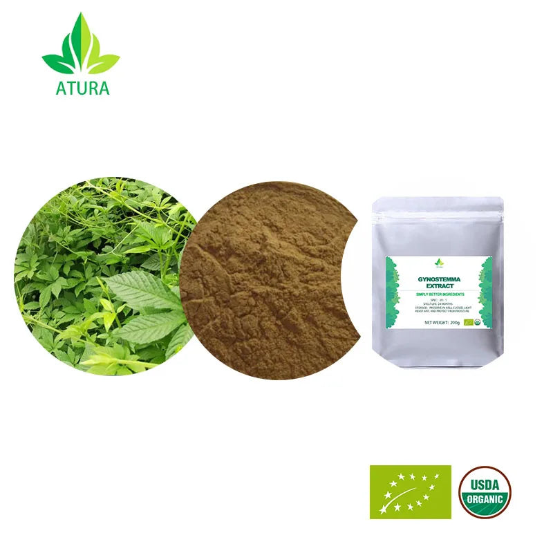 100g-1000g High Quality Gynostemma Gypenosides,Jiaogulan, Free Shipping