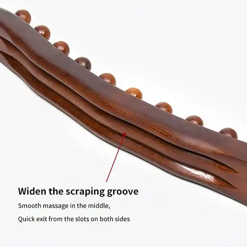 Back Massage Stick 37-Bead Gua Sha Tool for Deep Tissue Relief Back Massage Instrument Tidesmit