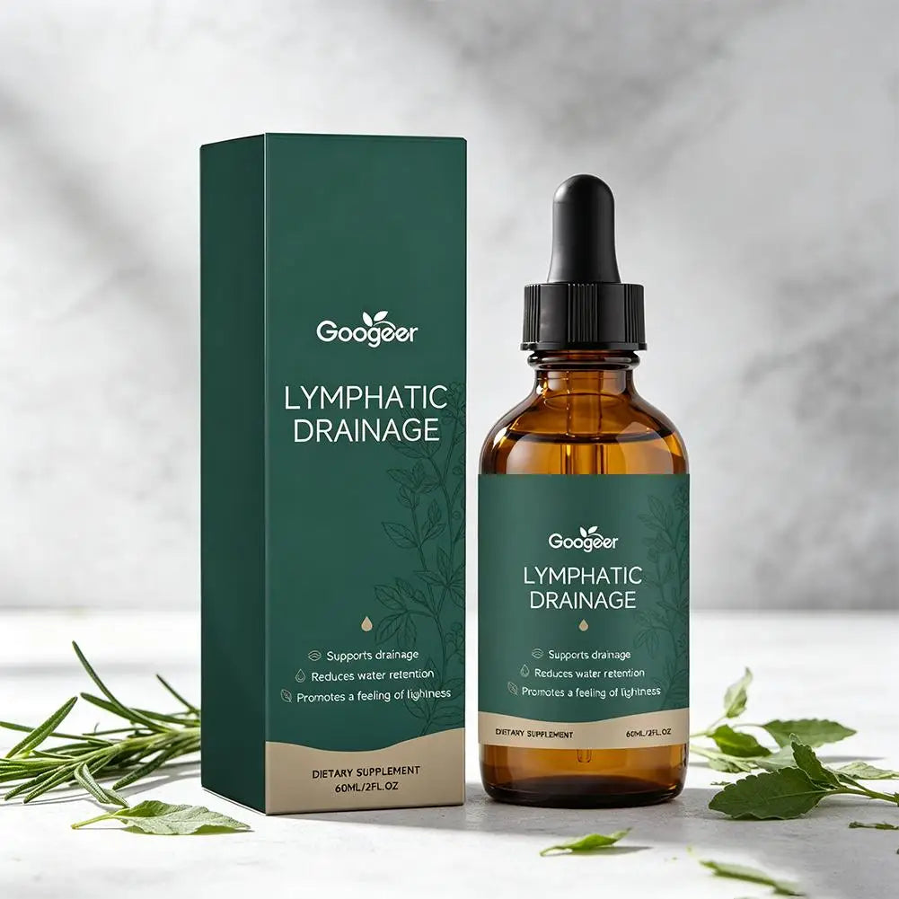 60ml Lymphatic Drainage Drops Natural Herbal Support Water Balance Detox Immune System MenWomen Gentle Liquid Supplement Dropper