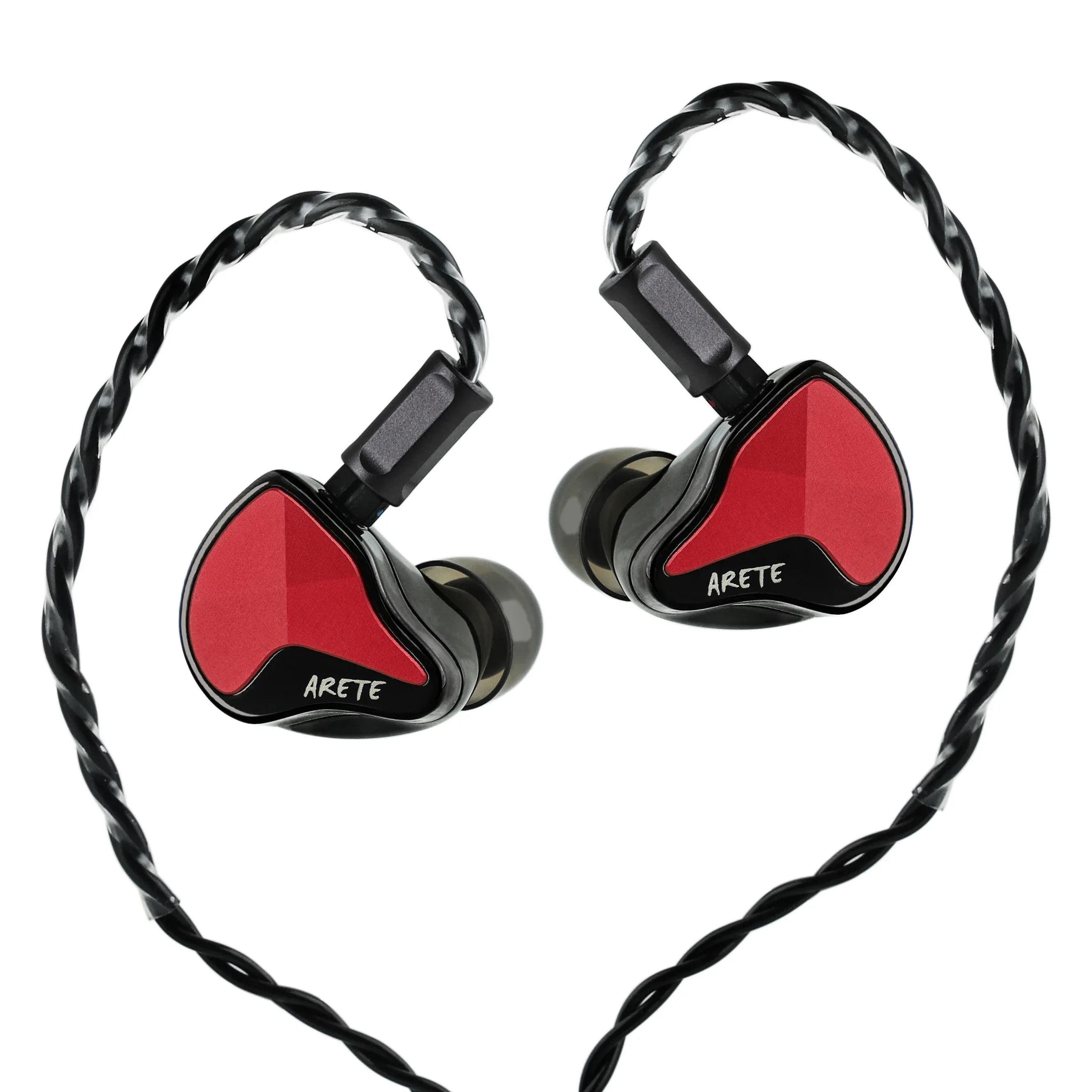 ZiiGaat Arete II Hybrid IEMs | 1DD+4BA Professional Monitors | Tidesmit Red Tidesmit