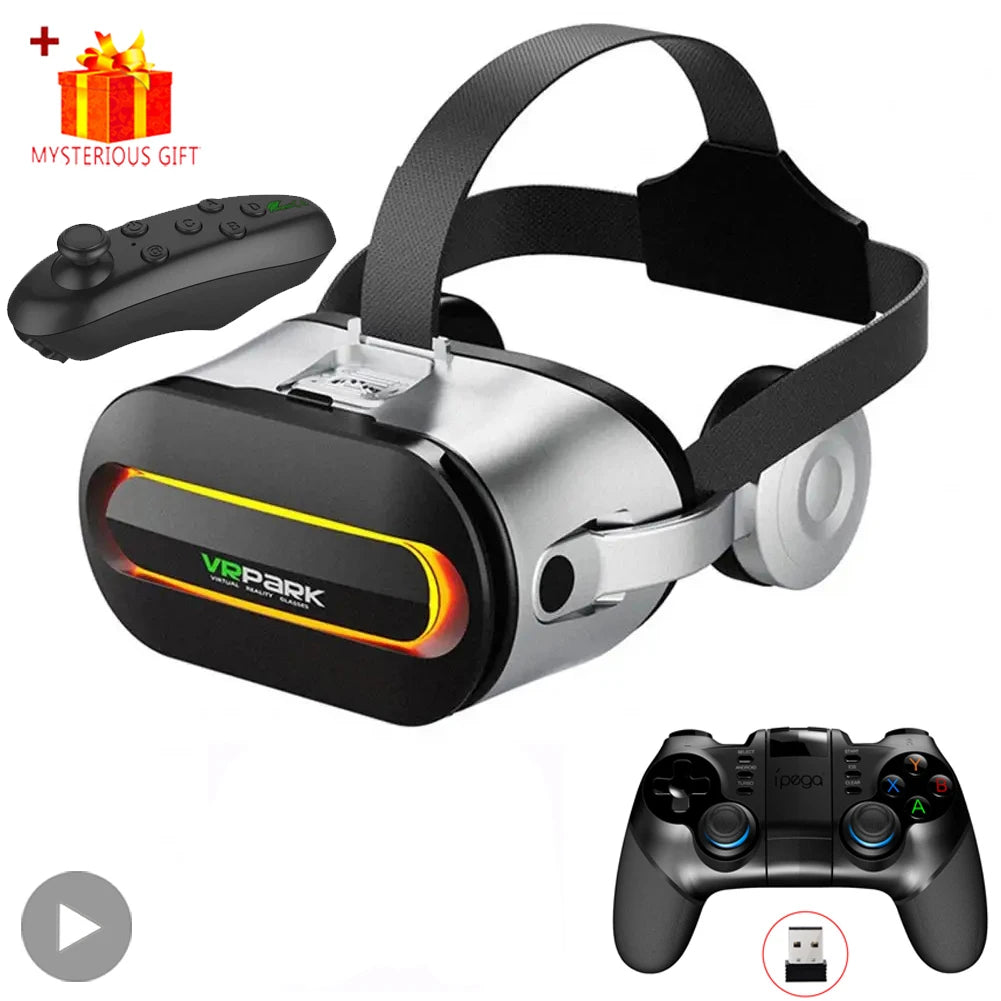 VR Headset for Smartphones: Immersive Smart Glasses with Spatial Audio Tidesmit