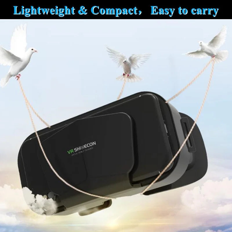 VR Headset for Smartphones - Lightweight Immersive Mobile VR Glasses Tidesmit