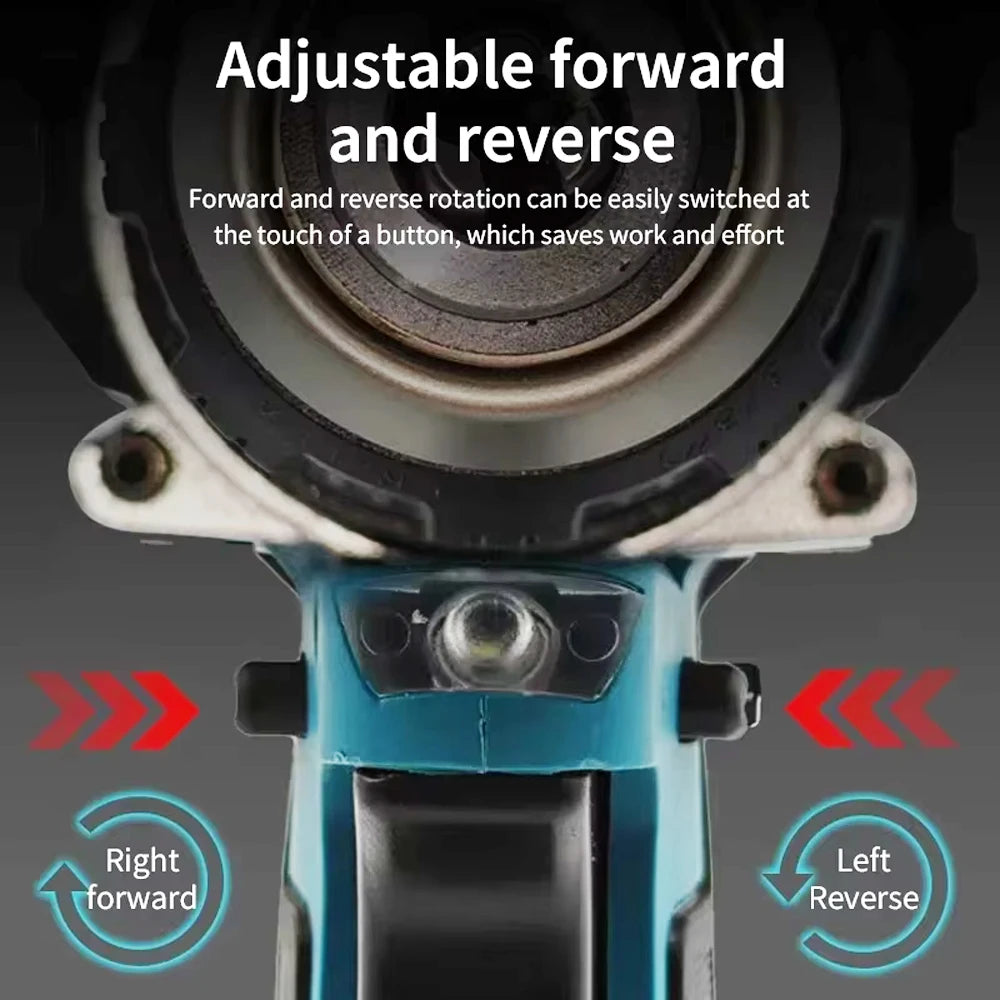 Makita DDF487 13mm Brushless Household 18V Lithium-ion Charging Impact Drill,high Torque Electric Screwdriver Makita 18V Battery