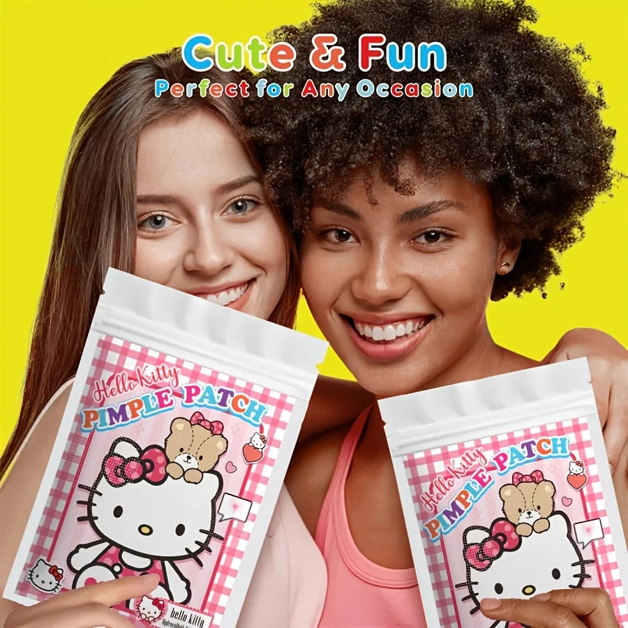 24/96PCS Sanrio Hello kitty Cartoon hydrocolloid acne patch - facial decorative sticker - covers blemishes and acne scars