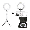 18-Inch LED Ring Light Kit - Adjustable Studio Content Creation Lighting White Kit Tidesmit