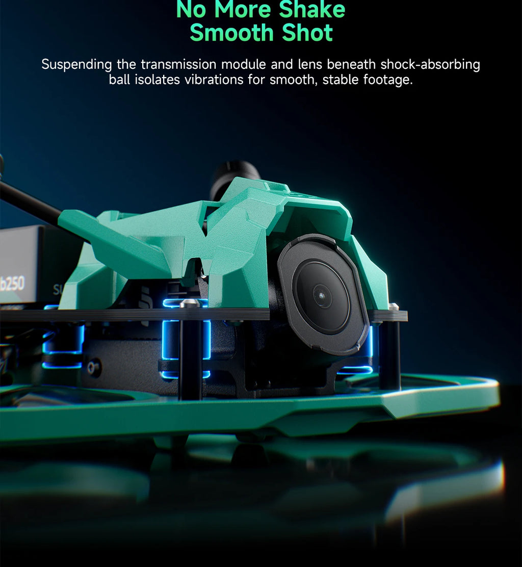 2.5 Inch CineWhoop FPV Drone with 4K 120fps Camera and GPS Tidesmit