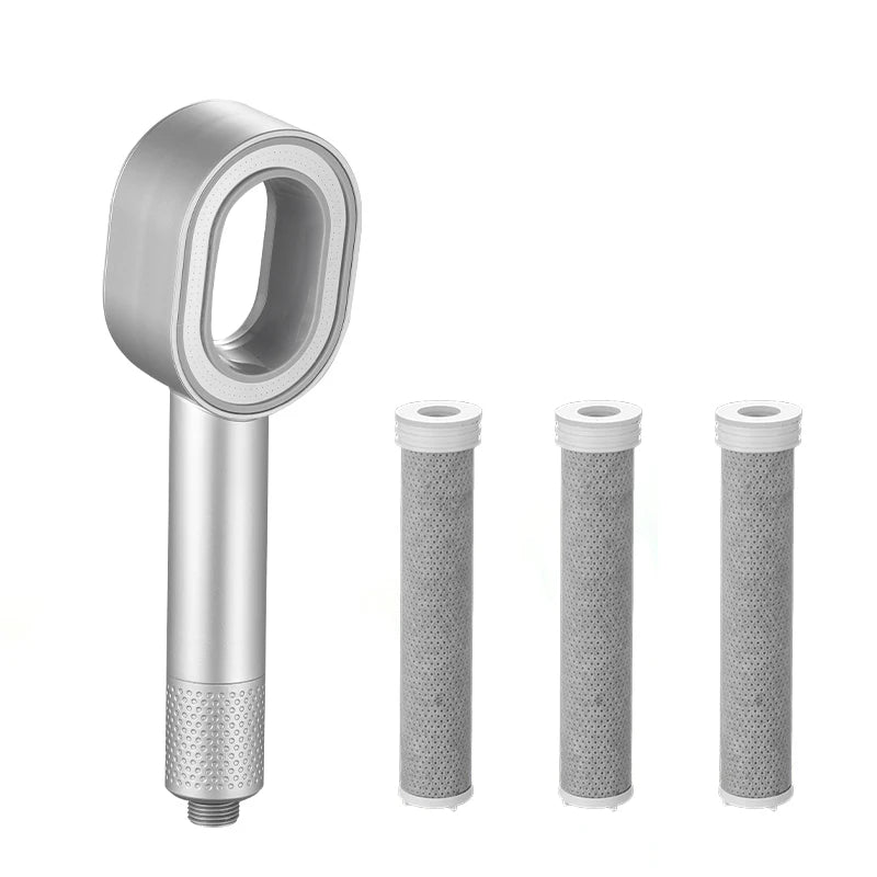 Luxury Filter for Shower head High Output Carbon Fiber Filter Shower Water Filter to Remove Chlorine Fluoride and Hard Water