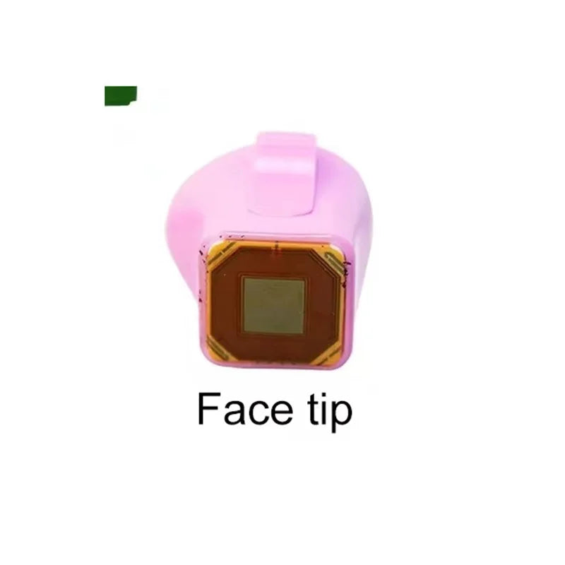 Pink LDM anti-aging face lifting machine tip for collagen rejuvenation, wrinkle removal, and firming skin care.