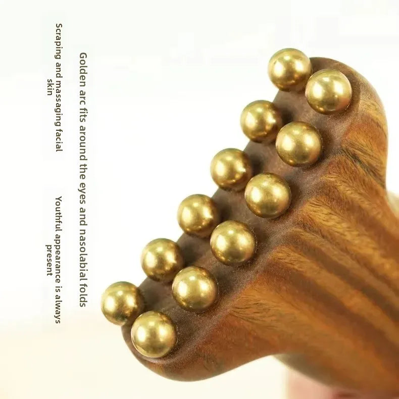 Facial Gua Sha Roller for Lymphatic Drainage & Lifting Massage - 1pc Fascia Gun Tidesmit
