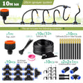 30M-5M DIY Free Bending Universal Sprayer Kit 8mm Hose Patio Misting Cooling System for Garden Plant Fogging Watering Irrigation