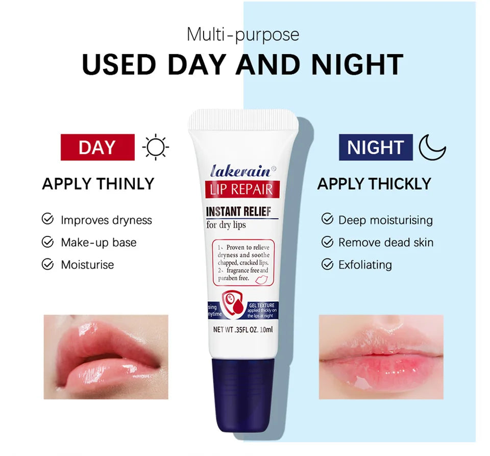 Lip Repair Gel: Instant Moisturizing Balm for Dry Lips - 2 Pack Lip Care Tidesmit
