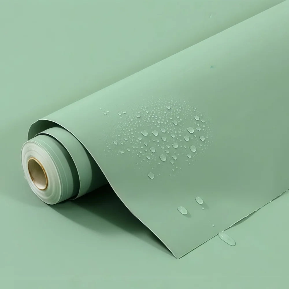 1roll 1/2/5/10m PVC DIY Self-adhesive Waterproof Wallpaper Renovation Kitchen Cabinets Decorative Films Vinyl Wall Stickers