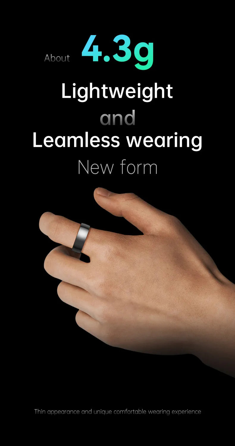 Tidesmit Smart Health Ring - Biometric Fitness Tracker with Sleep Monitor Tidesmit