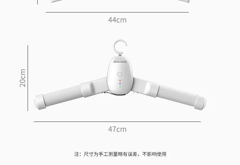 Tidesmit 150W portable folding electric dryer hanger for shoes and clothes with quick-dry and sterilization function