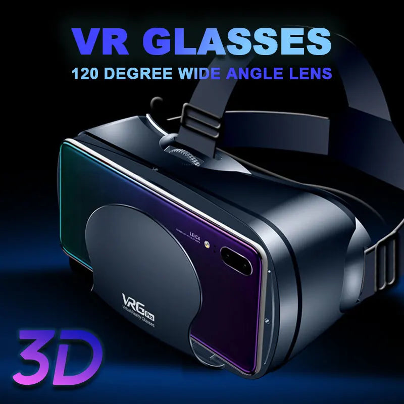 VR Headset for Smartphones - Immersive Wide Angle Smart Glasses Tidesmit