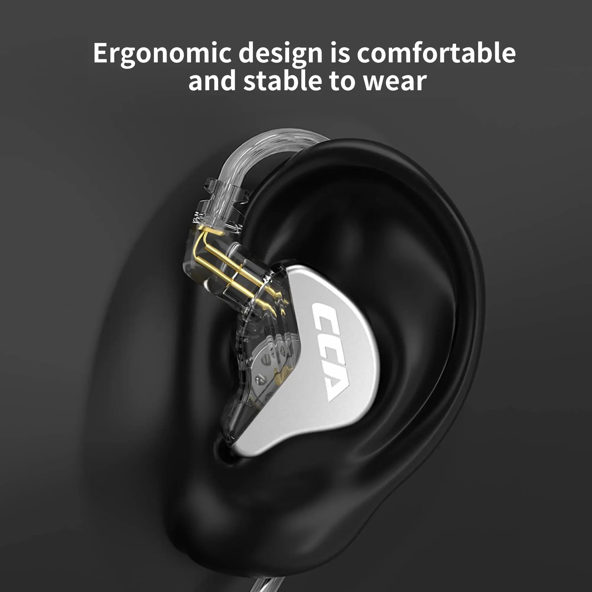 CCA CRA In-Ear Monitors | Dynamic Driver Wired Earbuds | Tidesmit Tidesmit