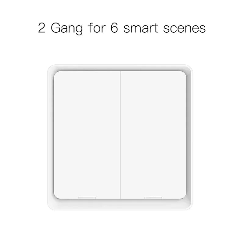 ZigBee Wireless 4 Gang 12 Scene Tuya Switch Push Button Controller Battery Powered Automation Scenario Work Alexa Google Home