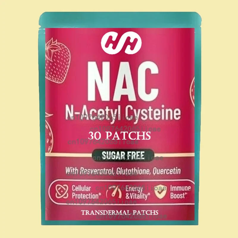 Hot Sale 30 Patches NAC L-glutathione Supplement Milk Thistle Extract and Vitamin C To Support Immune Function