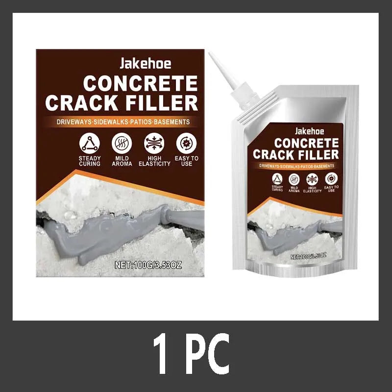 Concrete Crack Filler Self Leveling Sealant Driveway Repair Adhesive Masonry Gap Filler Waterproof Concrete Sealer Quick Dry