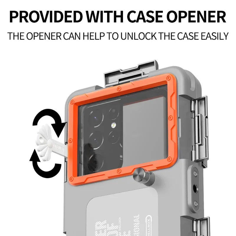Waterproof Snorkel Phone Case: Military-Grade Protection for iPhone Tidesmit