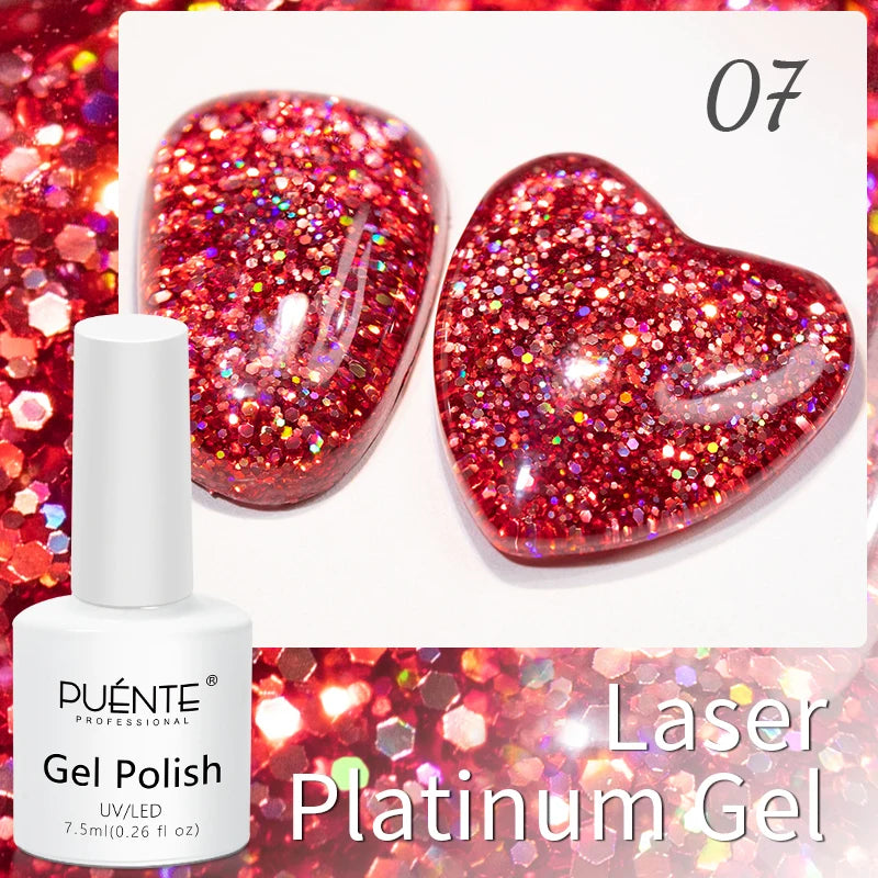 3D Sculpture Gel Nail Polish 15ml - Professional Soak Off Formula Permanent Makeup Machines Laser platinum 07 Tidesmit