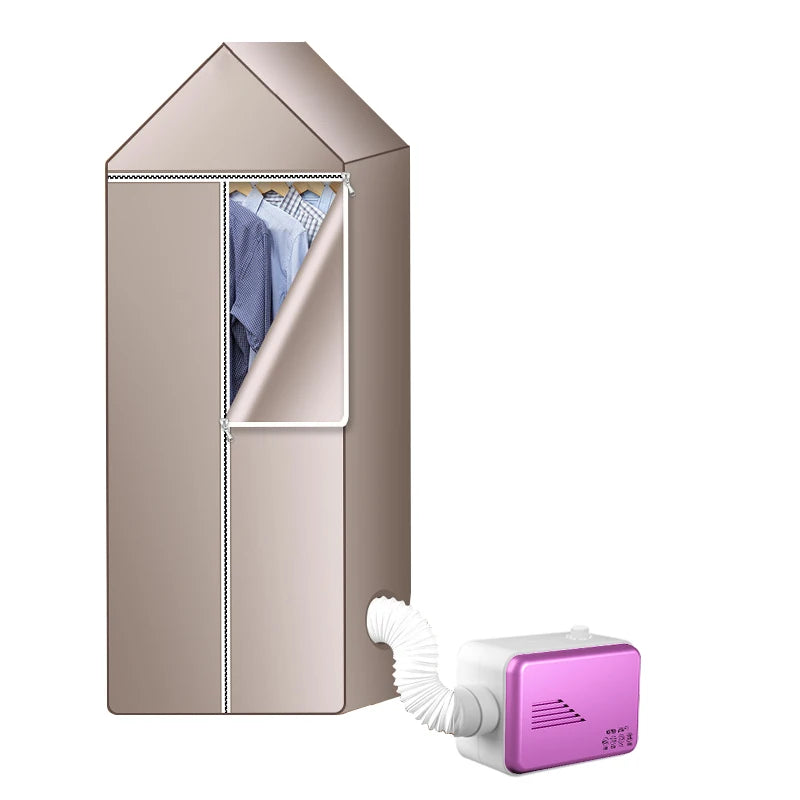 Tidesmit portable clothes dryer and shoes drying machine with cloth bag for quick laundry and mite removal