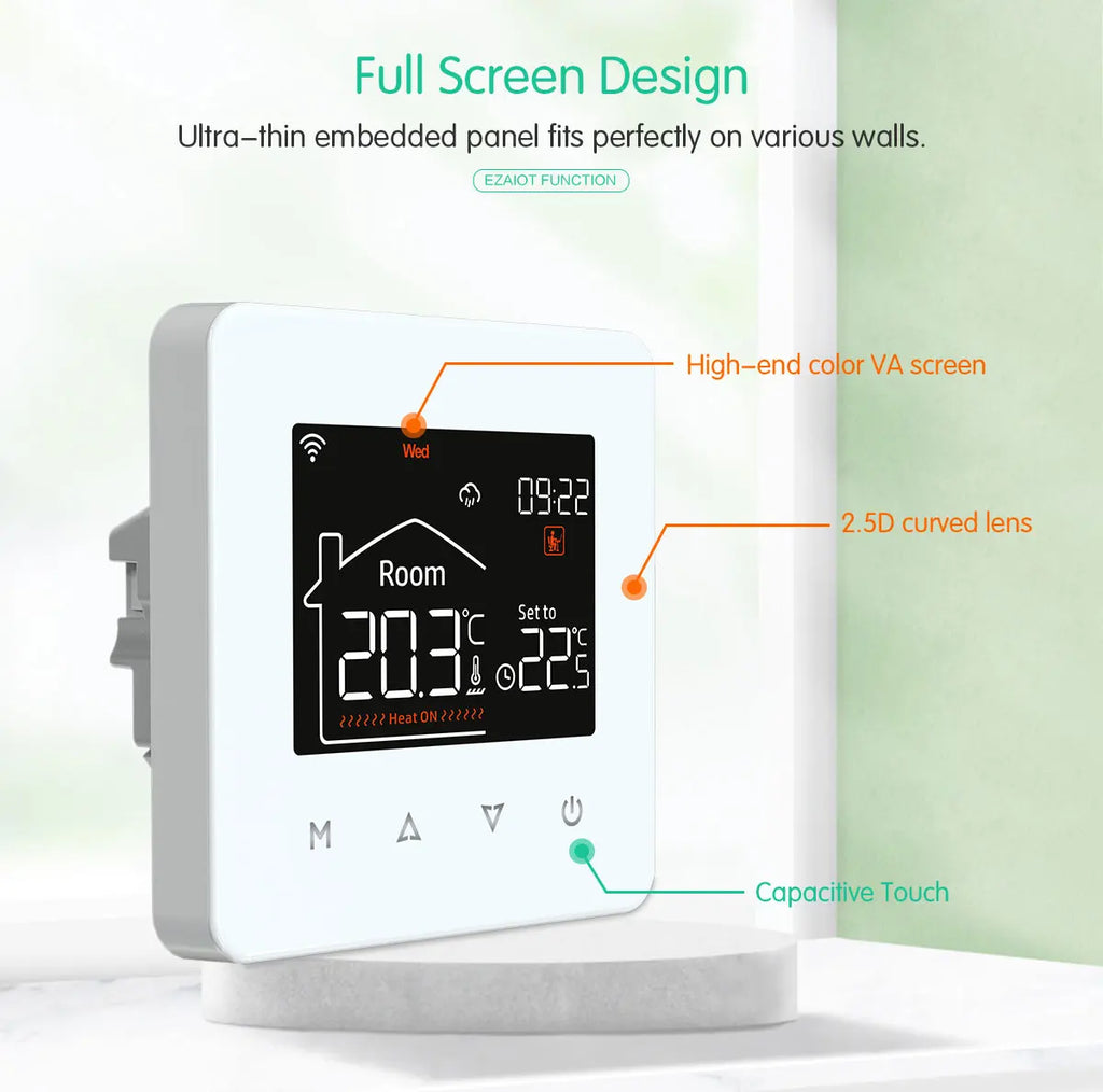WiFi Smart Floor Heating Thermostat for Precise Home Temperature Control Tidesmit