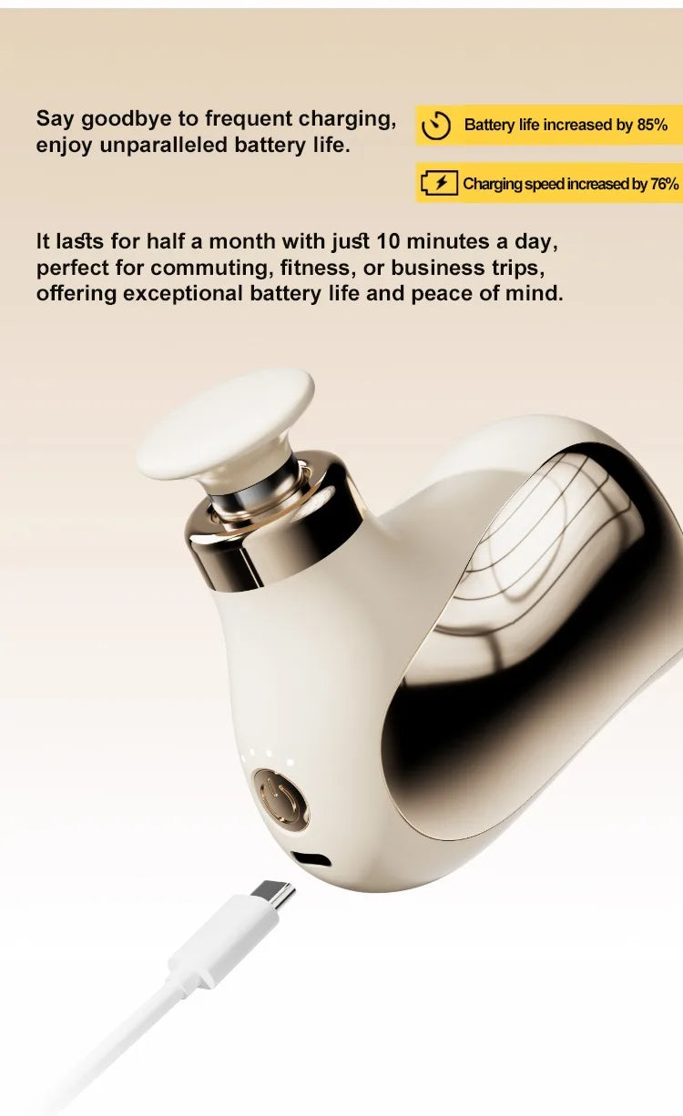 Muscle Massage Gun - Deep Tissue Percussive Therapy Tool, Stone, Type C Fascia Gun Tidesmit