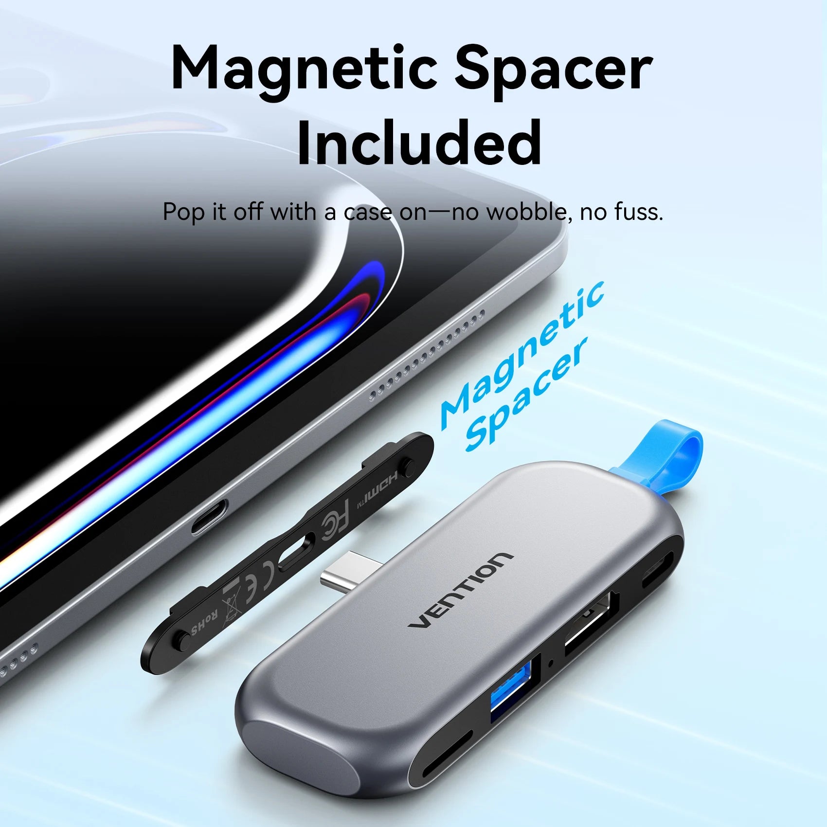 4 in 1 USB C Hub 4K 60Hz HDMI Adapter with 100W PD Power Delivery Tidesmit