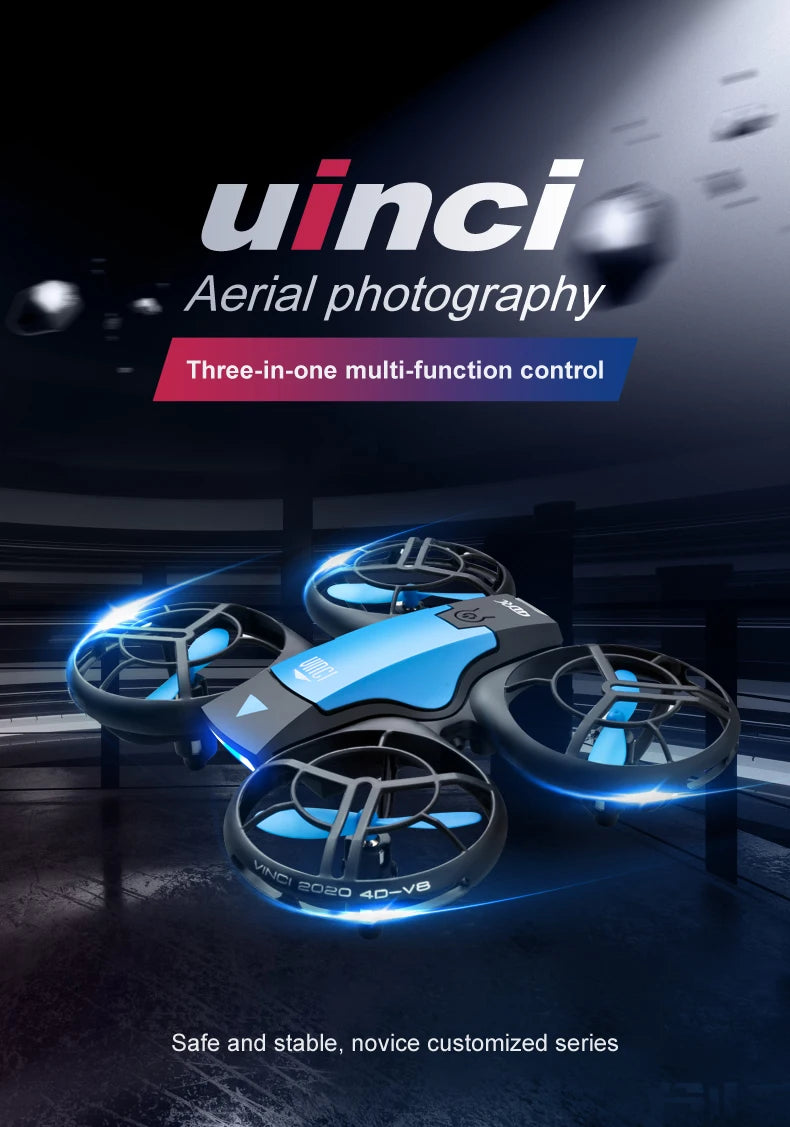 4K Camera Drone - Foldable Beginner Quadcopter with Obstacle Avoidance Tidesmit