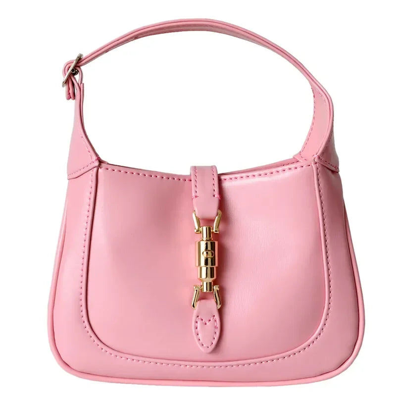 New High-quality Cowhide Women's Underarm Bag Handbag Zipper Opening Women's Bag Business and Casual Style