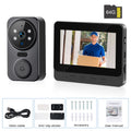 Podofo Wireless Video Doorbell with Screen 4.3'' IPS HD Smart Intercom 2.4G No WIFI Visible Doorbell Two-Way Talk Night Vision