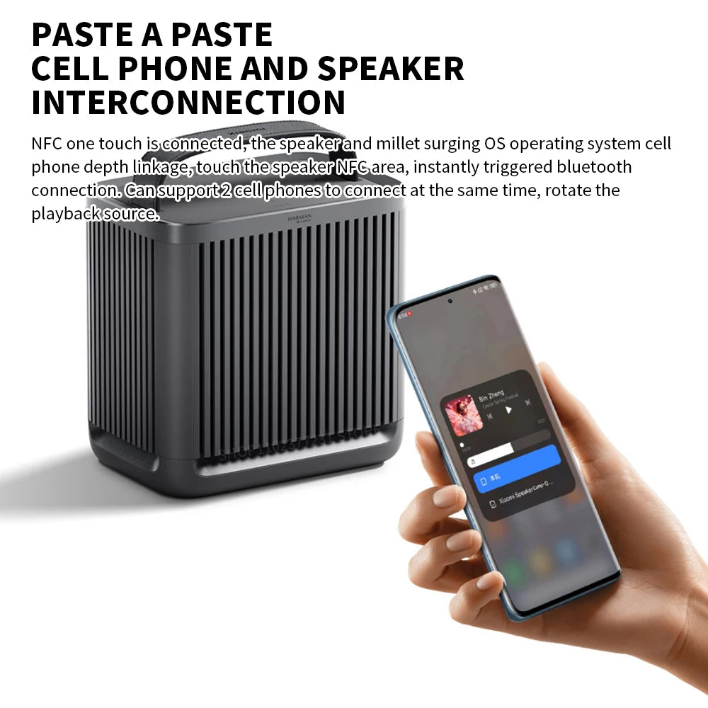 Xiaomi Outdoor Bluetooth Speaker Camp Six-Unit Flagship Acoustics, Co-Tuned with Harman, 14-Hour Long Battery Life