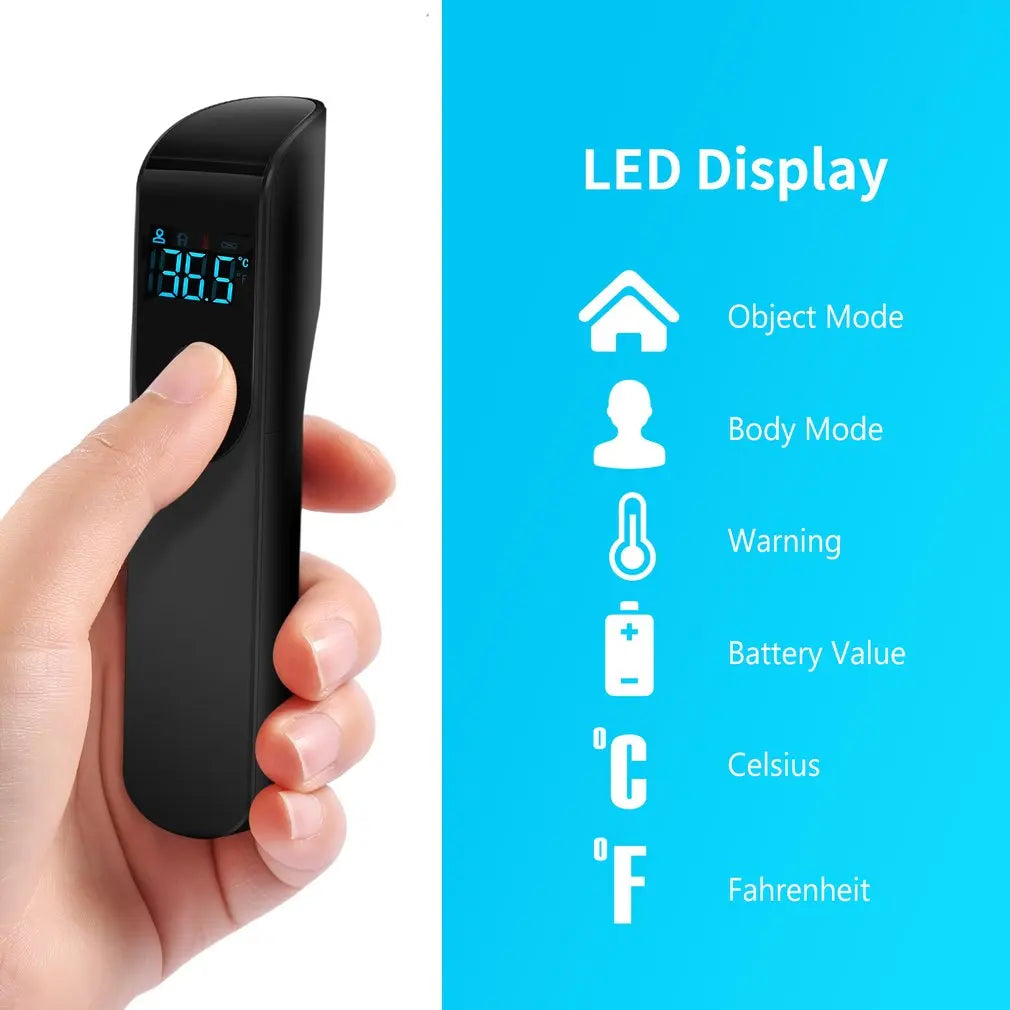 Digital Infrared Thermometer Forehead Body Non-Contact Fever Thermometers Or Medical Portable Finger Pulse Oximeter Blood Oxygen