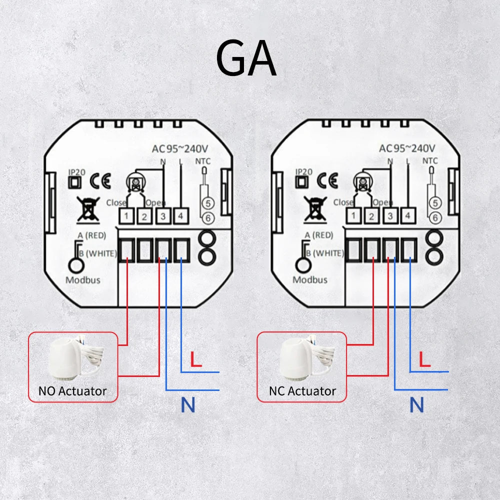 ZigBee Smart Thermostat Temperature Controller Hub Required Water/Electric floor Heating Water/Gas Boiler with Alexa Google Home