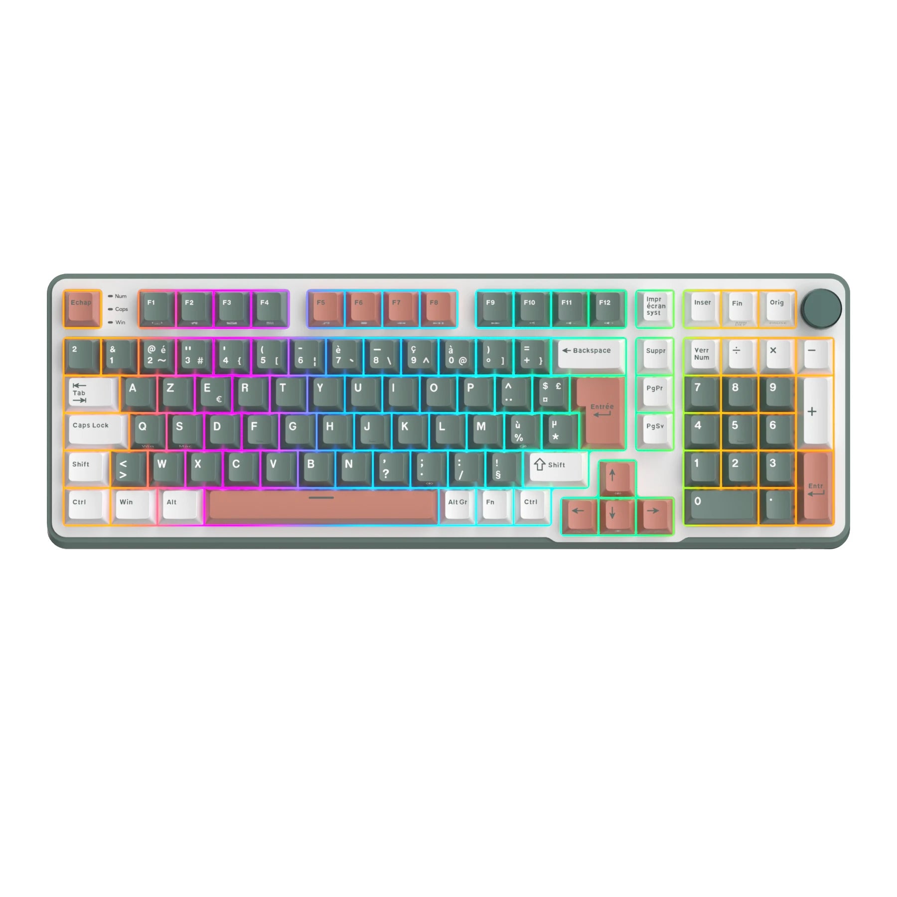 RK ROYAL KLUDGE RK C98 Magnetic Keyboard 0.01mm Rapid Trigg 8000HZ SOCD/Rs 0.125ms RGB Wired Mechanical Esports Gamer Keyboard