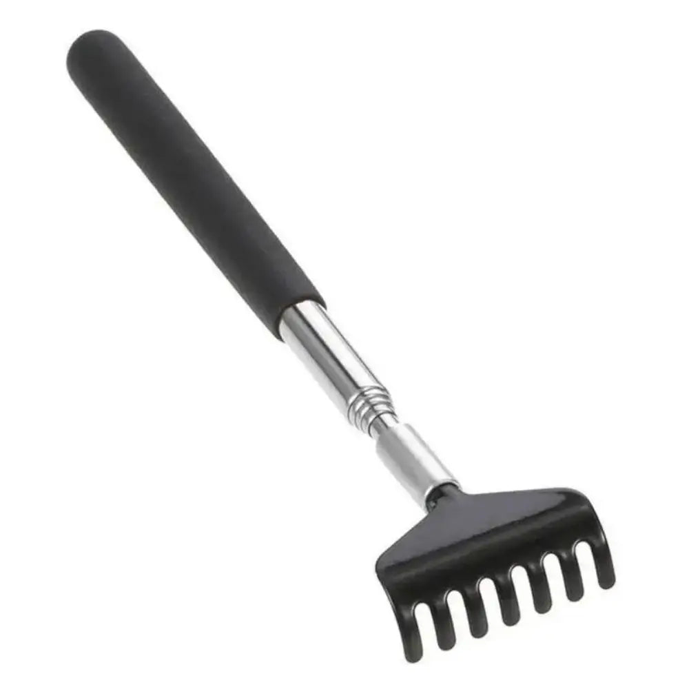 Telescopic Back Scratcher - Durable Stainless Steel Massager - White Back Massage Instrument WHITE Tidesmit