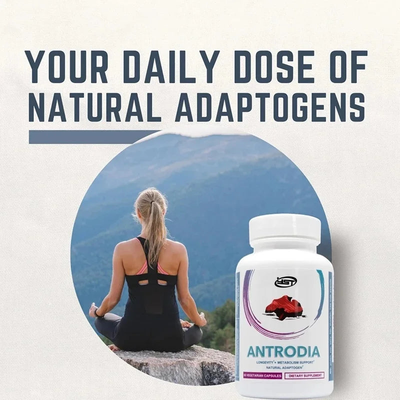 60 Capsules, Niu Zhangzhi Pure Mushroom Extract Supplement, Metabolic Support, Liver Function Support, Non Genetically Modified