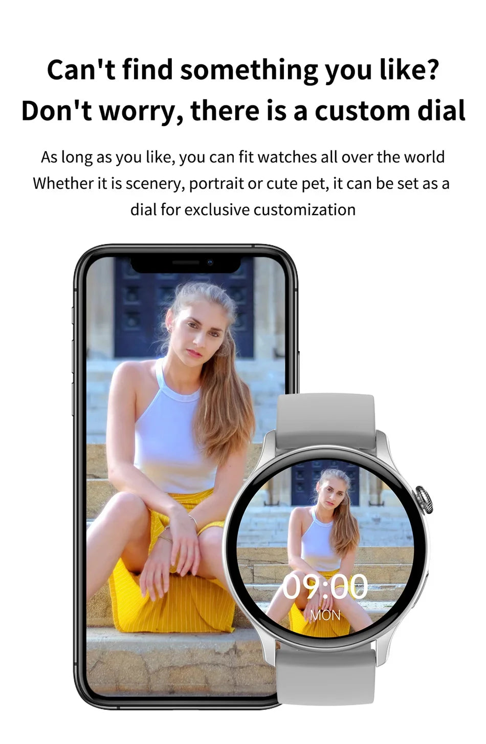 2025 AMOLED Smart Watch Ladies Screen Always Show Time 466*466 HD Health Tracker Voice Calling Smartwatch Women