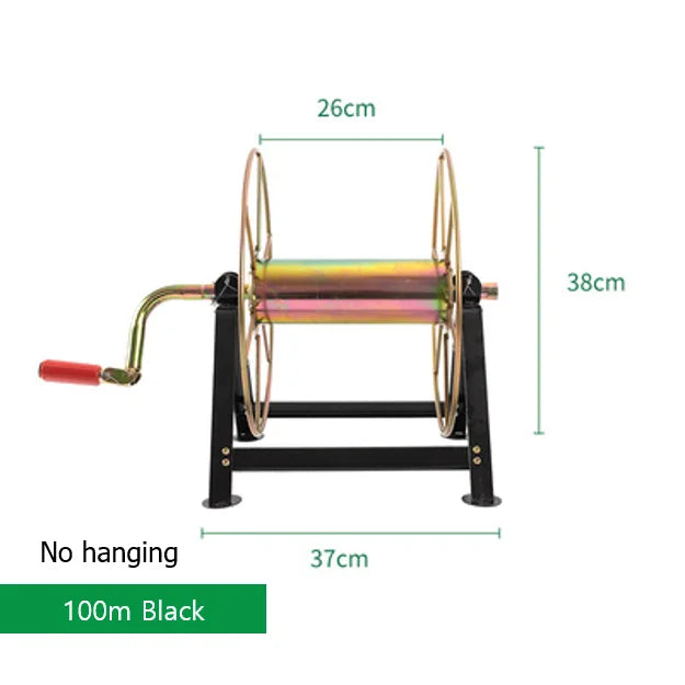 Agricultural Hose Reel / High Pressure Pesticide Sprayer Hose Winding Cart Garden Tools