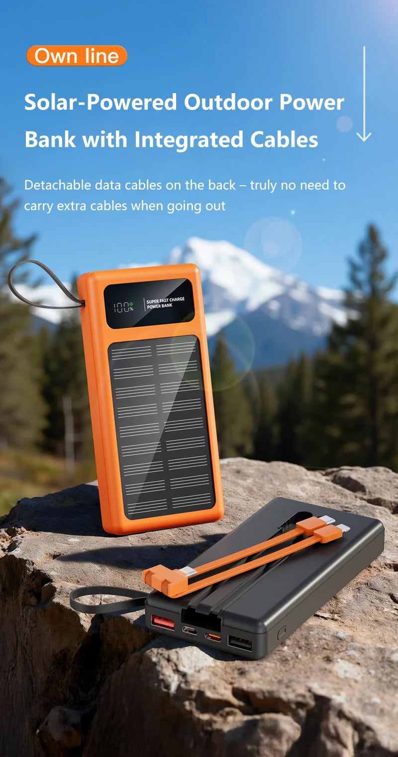 Tidesmit 200000mAh Portable Charger - High Capacity Fast Charging Power Bank Tidesmit