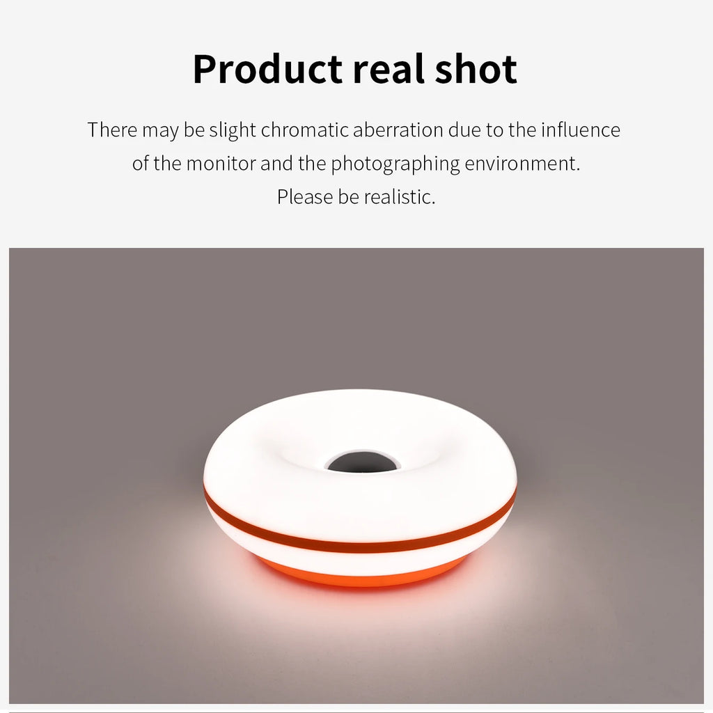 Bauhaus Ring Light: Minimalist Adjustable LED Table Lamp for Content Tidesmit