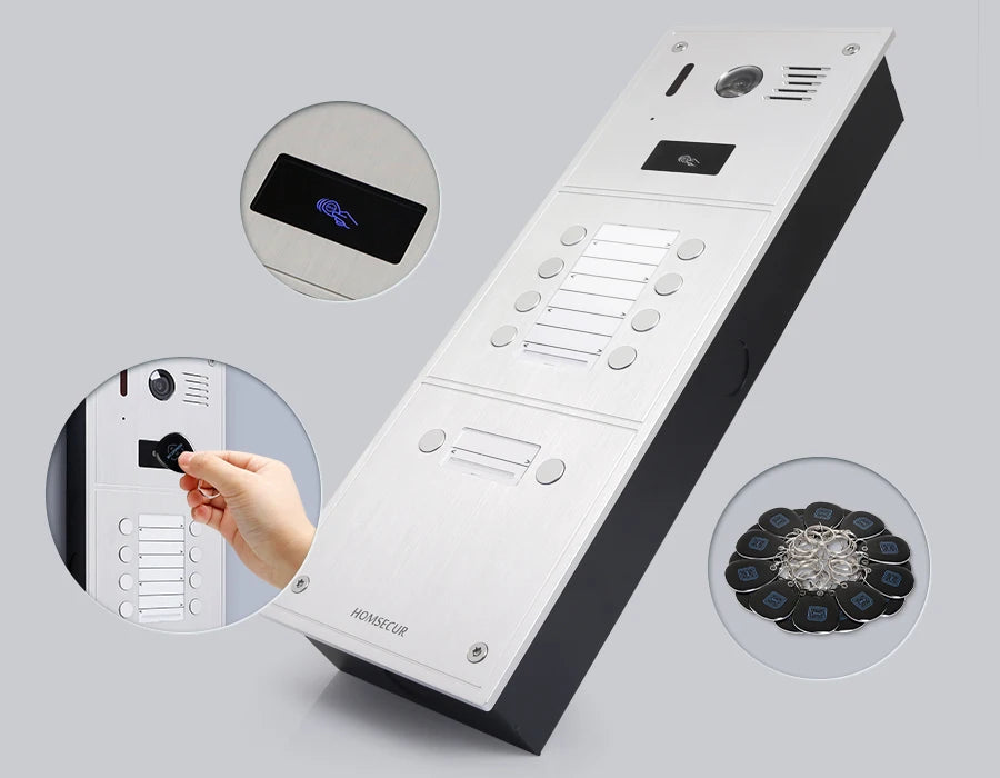 BC151HD-10S Camera Doorbell For HOMSECUR HDK Series Video Doorphone Intercom 10 Families