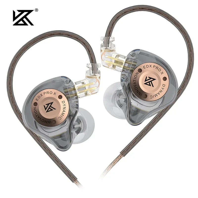 KZ EDX PRO X In-ear Headphones Wired HIFI High-performance Dynamic Game Live Ear Return Monitoring Earplugs ZSN ZST EDC PRO Gray NO MIC China Mainland Tidesmit