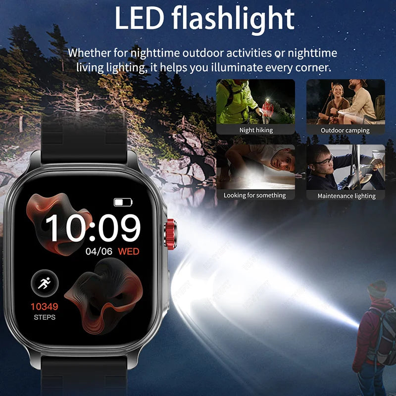 2026men's andwomen'ssmartwatches,2.01-inch high-definitiontouchscreen,1400mAhultra long battery life,men'sandwomen'sholidaygifts