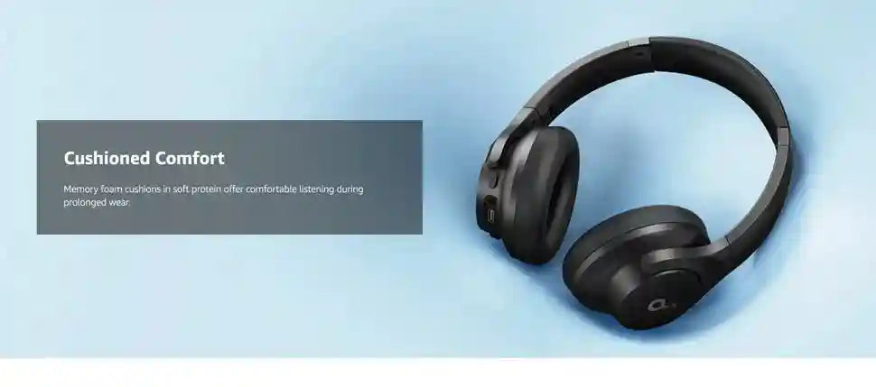 Wireless Active Noise Cancelling Headphones - Over-Ear Studio Monitor Tidesmit