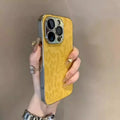 Leopard Print iPhone Case | Shock-Absorbing Drop Protection Yellow Tidesmit