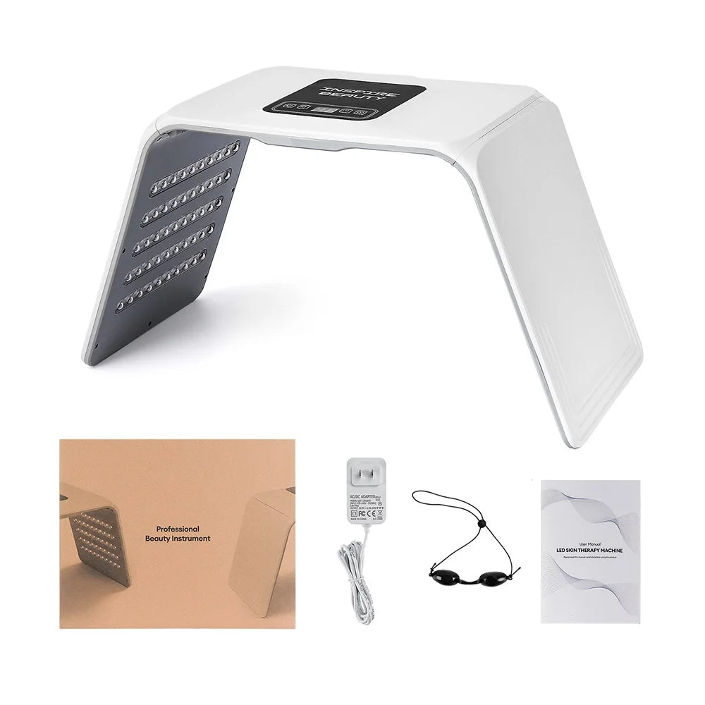 160 LEDs Foldable 7 Colors LED Photon Machine Beauty Salon Home Use LED Facial Body SPA Mask PDT Machine Face LED Mask Skin Care
