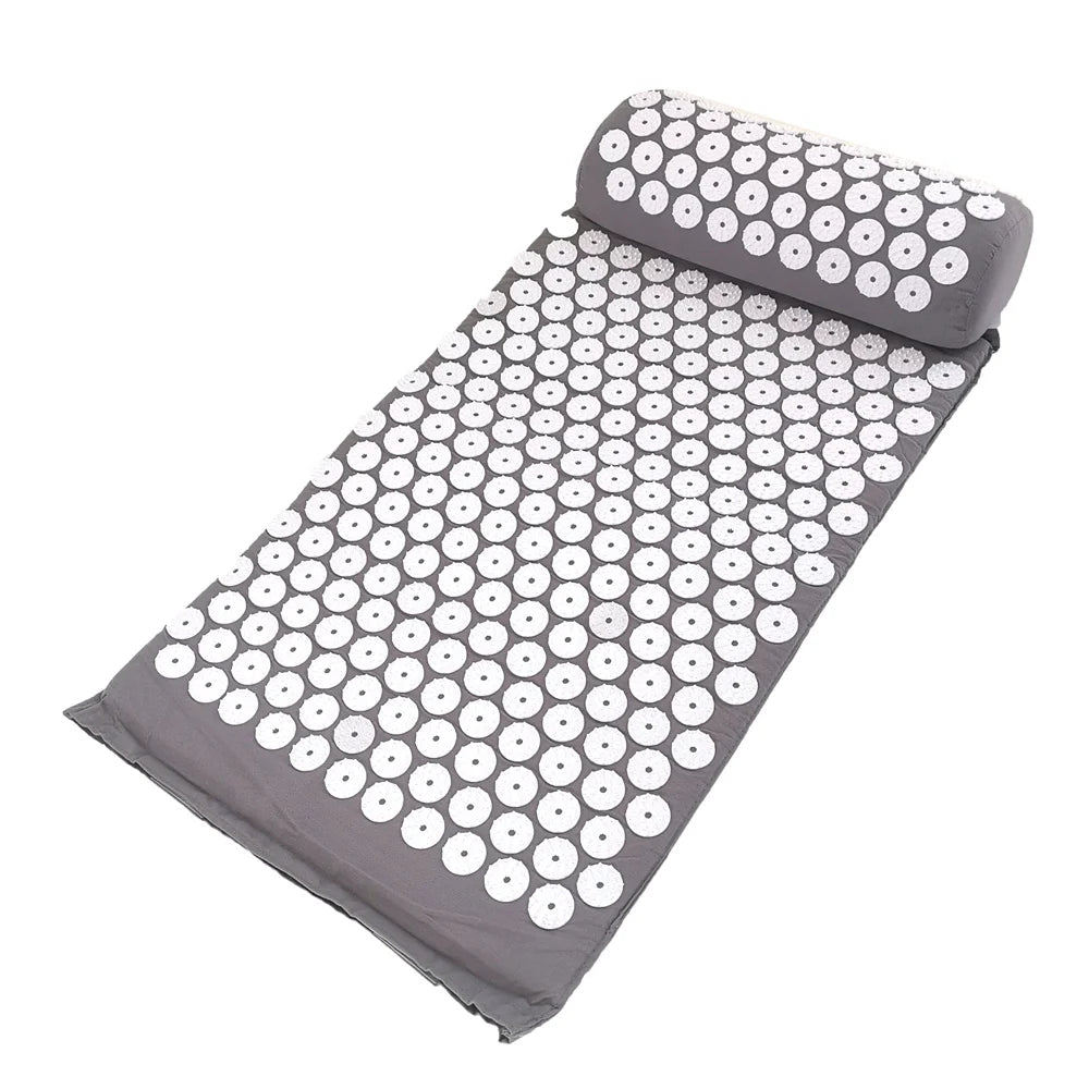 Acupressure Mat and Pillow Set | Targeted Muscle Relief & Recovery Back Massage Instrument Tidesmit
